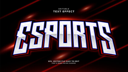 Esport 3d editable text effect © Hiemstra