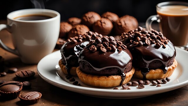 Caff&egrave; e pasticcini 