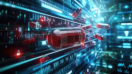 Medicine and science concept background