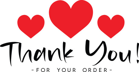 Thank You for Your Order. Elegant Thank You for Your Order Design with Stylish Graphics. Sophisticated Thank You for Your Purchase Image with Modern Elements. Chic Thank You for Your Order Graphic