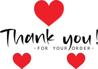 Thank You for Your Order. Elegant Thank You for Your Order Design with Stylish Graphics. Sophisticated Thank You for Your Purchase Image with Modern Elements. Chic Thank You for Your Order Graphic