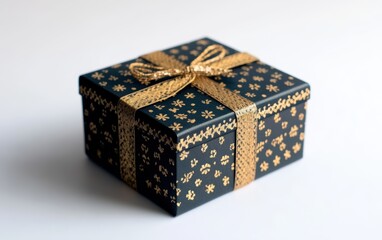 Obraz premium gift box stock photo on white background 