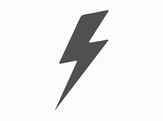Lightning Bolt Icon Vector Symbol Design Illustration