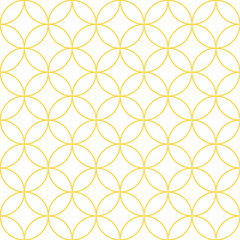 Linear geometric seamless pattern. Art deco. Line art ornament. Abstract geo background, backdrop, wallpaper, fabric, surface design. Vector.