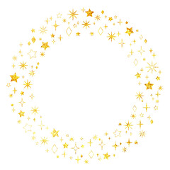 ラメグリッター_フレーム_星_輪