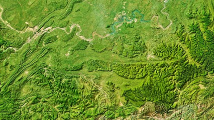 4K Amazing Scenic in China Map, High Resolution Satellite View With No Border, Widescreen 4K Resolution