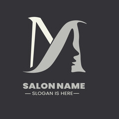 Design a minimalist logo featuring a graceful, stylized silhouette of a woman&rsquo;s profile with flowing hair, subtly integrated into the shape of a flower (like a rose or peony).
Use soft, sophisticated 