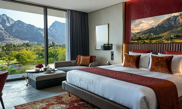 Luxurious bedroom suite
