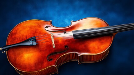 Fototapeta premium Double bass bow macro