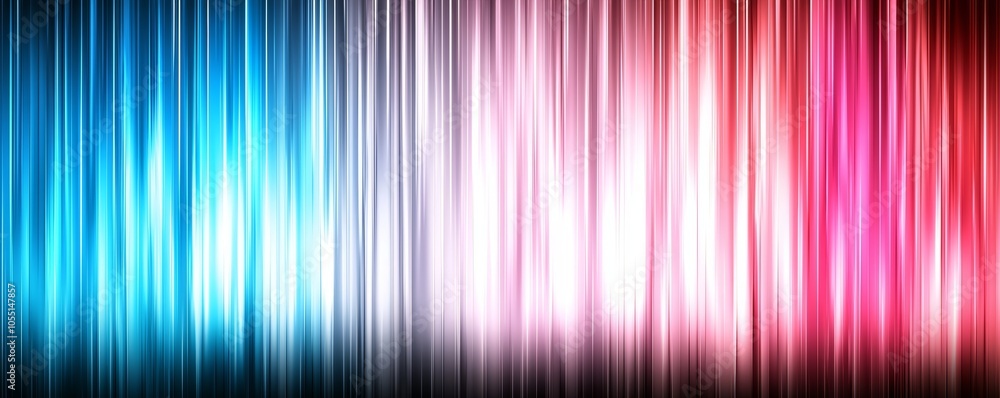 Poster abstract digital background with glowing data points and light streaks - technology concept