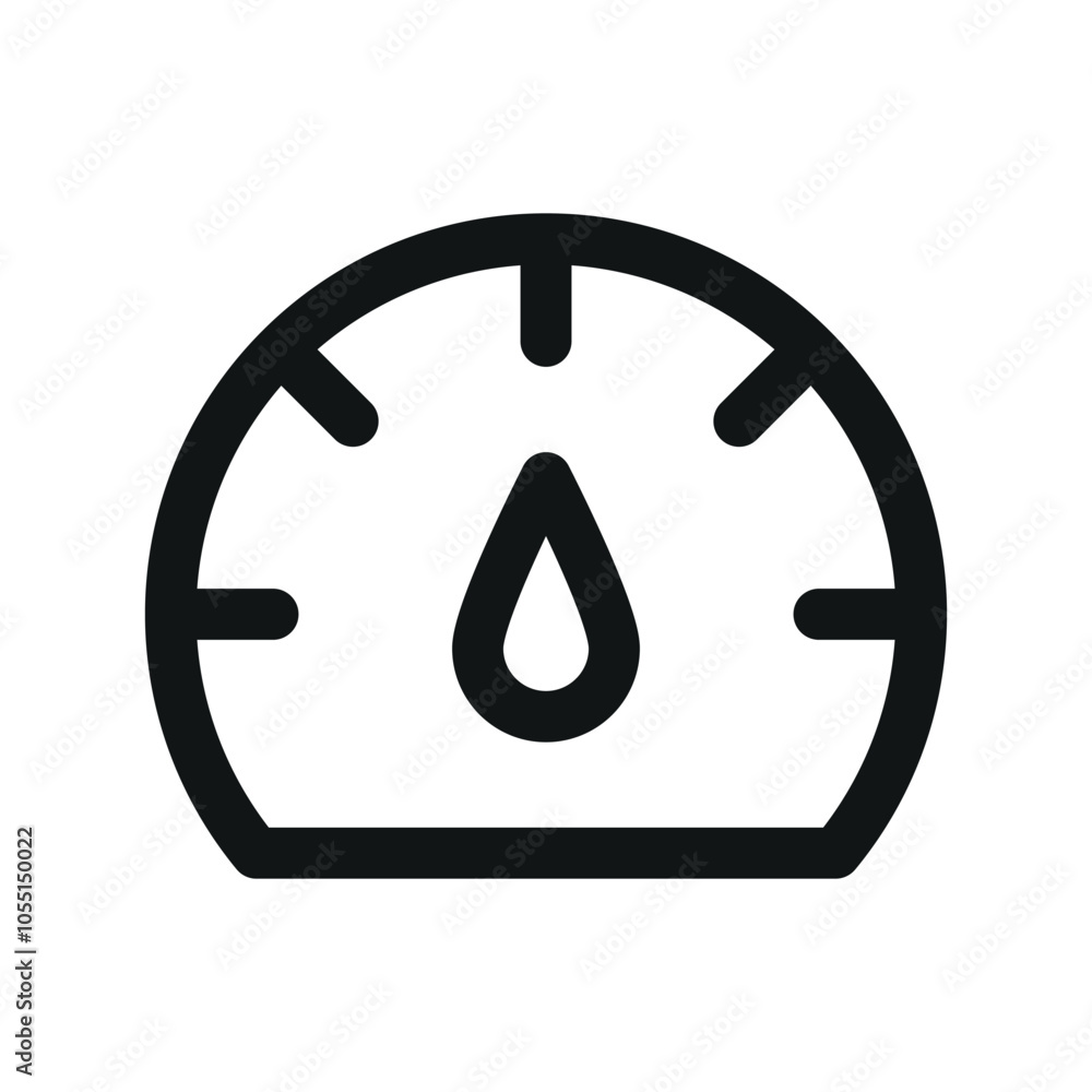 Poster dashboard ui icon, control panel simple line user interface vector symbol