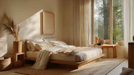 luxury bedroom with bed