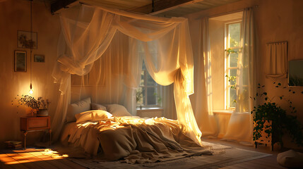 Beautifull room with bed
