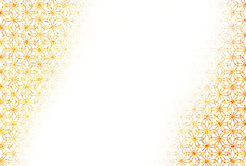 ラメグリッター_輪違い麻の葉_白背景