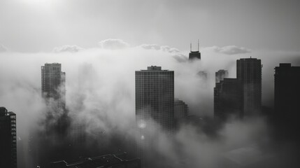 Cityscape in Mist