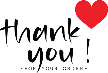 Thank You for Your Order. Elegant Thank You for Your Order Design with Stylish Graphics. Sophisticated Thank You for Your Purchase Image with Modern Elements. Chic Thank You for Your Order Graphic