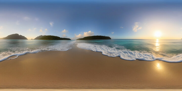HDRI Above The Sea Equirectangular Panorama 47