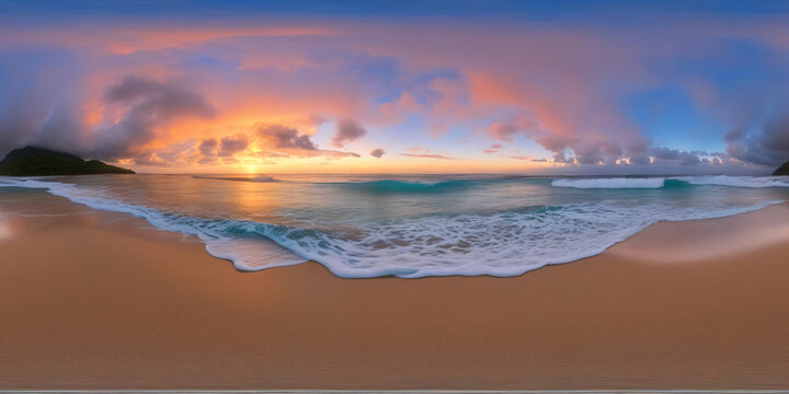 HDRI Above The Sea Equirectangular Panorama 20