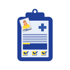 Medical record Illustration