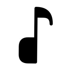 Minimalist music notes