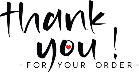Thank You for Your Order. Elegant Thank You for Your Order Design with Stylish Graphics. Sophisticated Thank You for Your Purchase Image with Modern Elements. Chic Thank You for Your Order Graphic