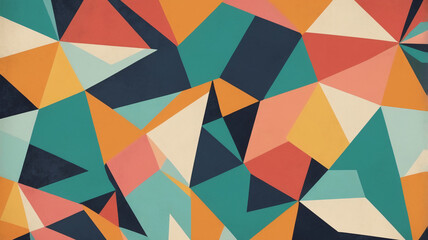 Fototapeta premium wall decoration in geometric style