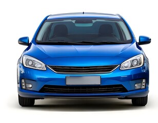 Sleek Simplicity: The Blue City Car in Focus