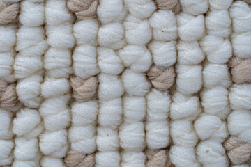 Macro shot of the texture of a carpet