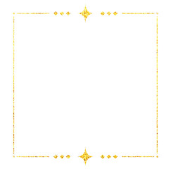 ラメグリッター_フレーム_四角