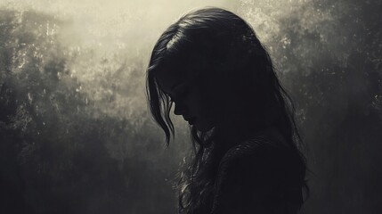 Fototapeta premium Haunting Vintage Backdrop: Dark, Eerie, and Timeless