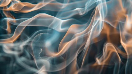 Obraz premium Abstract Smoke Art: A Symphony of Swirls and Hues