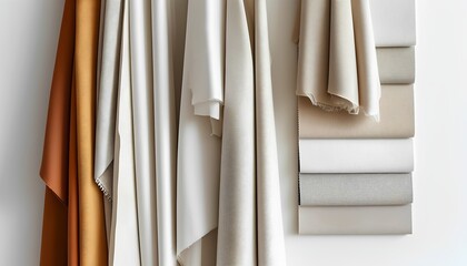 a designer&rsquo;s mood board with fabric swatches