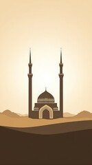 Mosque in the Desert.