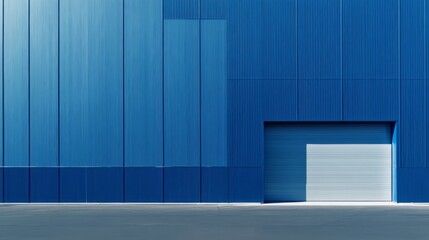 Modern Industrial Building Facade 