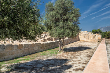 Hexamilion Mauer, bei Kechries, Saronischer Golf, Peloponnes, Griechenland 24076.jpg