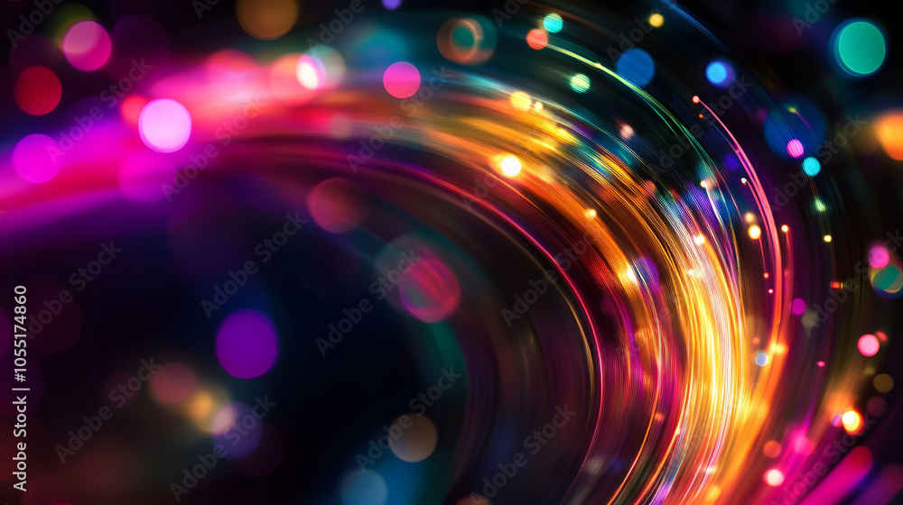 Poster bright blue laser lights create a glowing, futuristic backdrop with dynamic patterns and textures, b