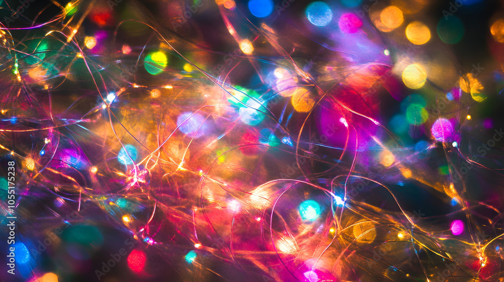 Poster bright blue laser lights create a glowing, futuristic backdrop with dynamic patterns and textures, b