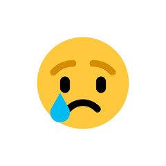 Sad but Relieved Face
