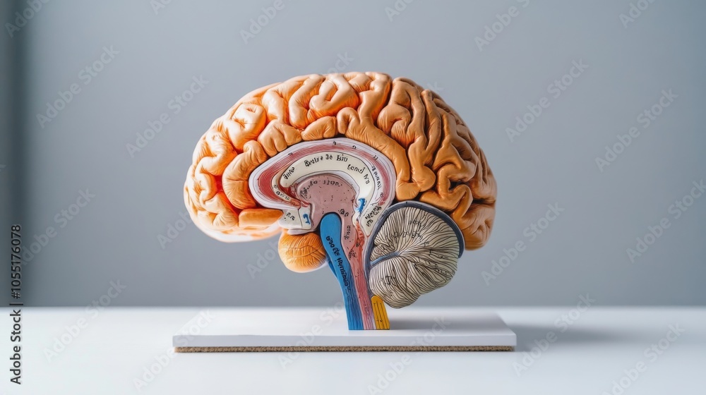 Poster Anatomy Model of Human Brain Structure and Function