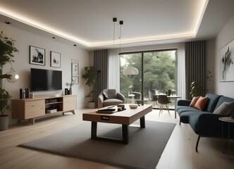 Fototapeta premium scandinavian interior home design