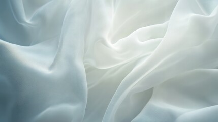 Fototapeta premium Soft Focus Gentle Fabric Textures in Studio Lighting