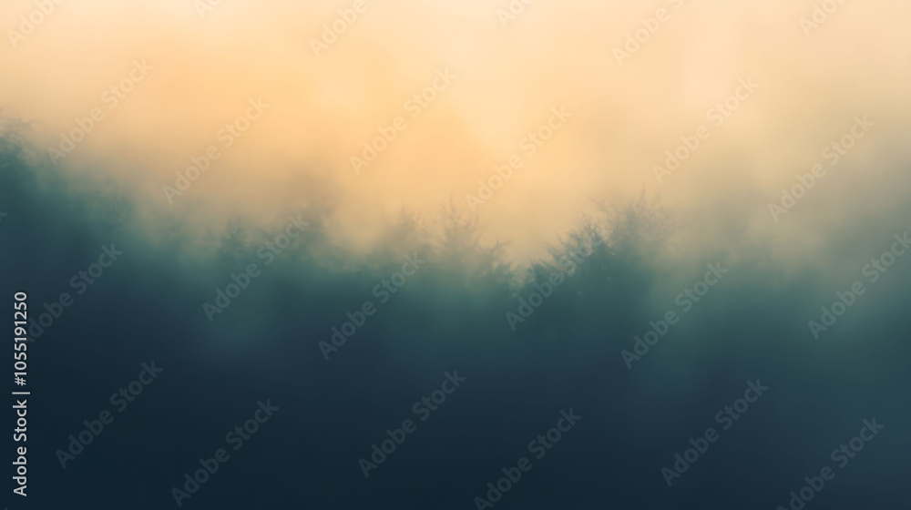 Poster an abstract image featuring an orange background with flowing orange waves