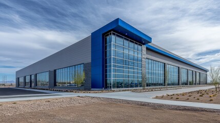 Obraz premium Modern Industrial Building Design 