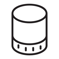 stationery line icon