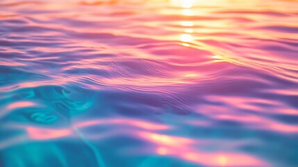 Vibrant Water Ripples with Gentle Reflections