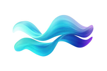 Vibrant abstract wave illustration in blue gradient colors. Perfect for modern design projects and creative presentations.