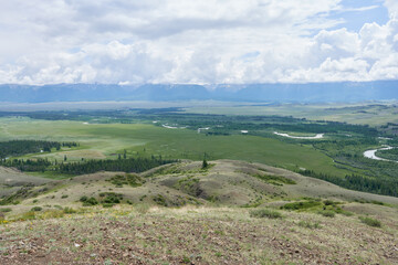Mountain landscape. Altai, Siberia, Russia