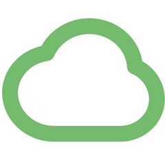 Cloud icon logo design