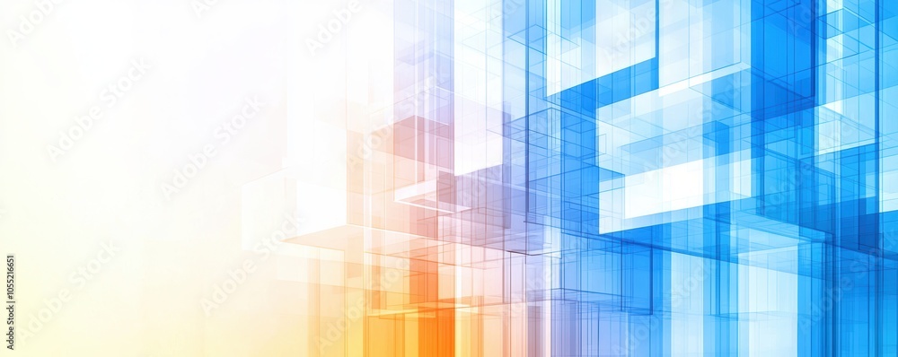 Poster complex architectural drawing with layered structures, ideal for illustrating design concepts and co