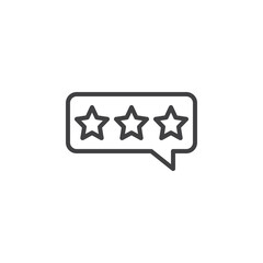 User Feedback line icon